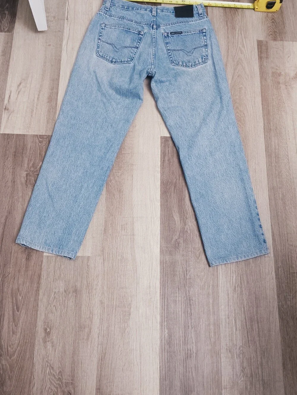 Light Blue Vintage Harley Davidson Men's Size 33-30Denim Jeans - Two Pair